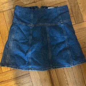 & Other Stories Denim Mini Skirt (4)